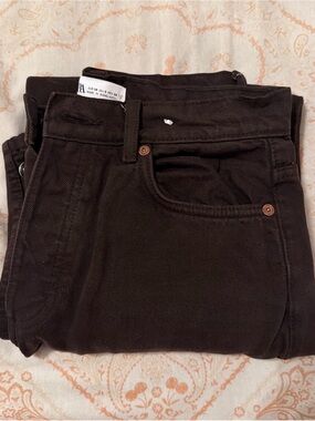 Zara Dark Brown Denim Pants